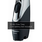 Panasonic ER430K Nose, Ear and Facial Hair Trimmer Wet/Dry with Vacuum Cleaning System