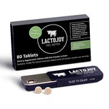 LactoJoy Lactase Pills I Powerful Lactase Enzymes for Lactose Intolerance I Ultra Pure Lactase for Improved Digestion I No Silicon Dioxide, No Artificial Flavors, No Sucralose I 100% Vegan I 80 Pieces