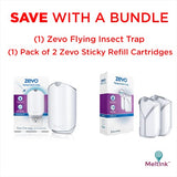 MELTINK Kit Bundled: Zevo Flying Insect Trap Starter with Zevo Flying Insect Trap Refill Cartridge