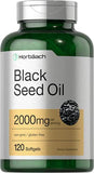 Black Seed Oil 2000mg | 120 Softgel Capsules | Cold Pressed Nigella Sativa Pills | Non-GMO, Gluten Free Supplement | by Horbaach