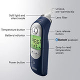 Braun ThermoScan 7+ Connect– Digital Ear Thermometer for Kids, Babies, Toddlers and Adults – Fast, Gentle, and Accurate Results in 2 Seconds - Bluetooth Thermometer, IRT6575