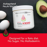 Hi-Lyte Keto K1000 Electrolyte Powder | Watermelon | Hydration Supplement Drink Mix | Boost Energy & Beat Leg Cramps | No Maltodextrin or Sugar | 50 Servings