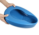 ONEDONE Bedpan for Elderly Females Heavy Duty Bed Pans for Elderly Men Women Thick Large Bedpans for Bedridden Patient Hospital Home Bed Pan Emergency Device (Blue)