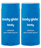 Body Glide Original Anti Chafing Stick Balm 2.5oz-2pack: chafing cream in stick form. Anti chafe stick to prevent rubbing leading to chafing & raw skin. Use for arm, chest, butt, ball & thigh chafing