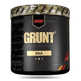 REDCON1 Grunt EAAs, Blood Orange - Sugar Free, Keto Friendly Essential Amino Acids - Post Workout Powder Containing 9 Amino Acids to Help Train, Recover, Repeat (30 Servings)