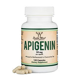 Apigenin Supplement - 50mg per Capsule, 120 Count (Powerful Bioflavonoid Found in Chamomile Tea for Relaxation, Sleep, and Mood) Senolytic Flavonols for Aging Manufactured in The USA by Double Wood