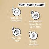 Grinds Coffee Pouches | 3 Cans of Vanilla | 18 Pouches Per Can | 1 Pouch eq. 1/4 Cup of Coffee (Vanilla)