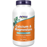 NOW Supplements, Calcium & Magnesium 2:1 Ratio, High Potency, Supports Bone Health*, 250 Tablets