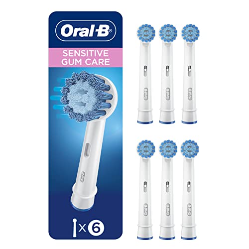 Oral-B Sensitive Gum Care Electric Toothbrush Replacement Brush Heads, 6 Count(Pack of 4)