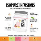 Isopure Protein Powder, Gluten Free, Whey Protein Isolate, Post Workout Recovery Drink Mix, Prime, Infusions- Pineapple Orange Banana, 16 Servings