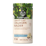 PlantFusion Vegan Collagen Powder - Plant Based Collagen Protein Powder for Muscle & Joints, Hair, Skin & Nails - Keto, Gluten Free, Soy Free, Non-Dairy, No Sugar, Non-GMO - Vanilla 11.43 oz