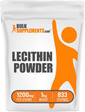 BULKSUPPLEMENTS.COM Soy Lecithin Powder - Lecithin Supplement, Lecithin 1200mg, Lecithin Powder - Lecithin Powder Food Grade, Soy Lecithin Granules - 1200mg per Serving, 1kg (2.2 lbs)