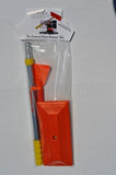 SNO Rake - Model #111-12" Rake/37 Telescoping Aluminum Handle w/Ice Scraper (Made in USA!)