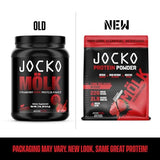 Jocko Mölk Whey Protein Powder (Strawberry) - Keto, Probiotics, Grass Fed, Digestive Enzymes, Amino Acids, Sugar Free Monk Fruit Blend - Supports Muscle Recovery & Growth - 31 Servings (New 2lb Bag)