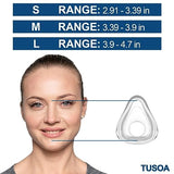 TUSOA 2Pack Foam Cushion(L) for F20 Cover Nose and Mouth Cost Effective for Long Lasting Use-Large