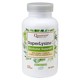 Quantum Health SuperLysine+ Advanced Formula Immune Support Supplement Lysine 1500 mg, Vitamin C Echinacea Licorice Bee Propolis & Odorless Garlic Daily Wellness Blend for Women & Men - 180 Tablets