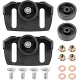 Canamax 490-241-0038 Rolling Skid Shoes Set for Snowblower - Fit Most 2-Stage and 3-Stage Snow Thrower - Compatible with Craftsman MTD, Arnold Troy-Bilt Cub Cadet Yard-Man Ariens and More