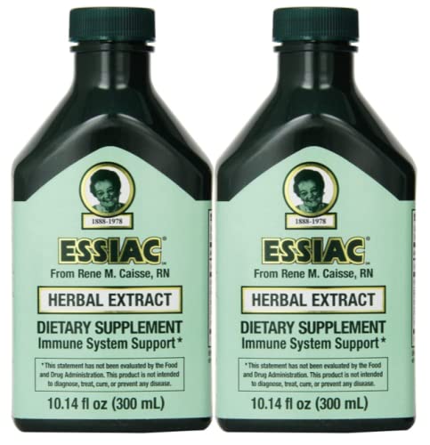 Essiac Original Herbal Liquid Extract – 10.14 fl oz Bottle | Powerful Antioxidant Blend to Help Promote Overall Health & Well-Being | Original Formula from 1922… (Pack of 2)