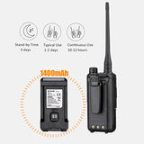 Retevis RT85 2 Way Radios Walkie Talkies Long Range, Walkie Talkies with Speaker Mic, High Power Two Way Radios, Manufacturing, Industrial, Worksite(4 Pack)