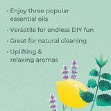 Plant Therapy Top 3 Organic Essential Oil Singles Set 10 mL (1/3 oz) Lemon, Lavender & Peppermint 100% Pure Essential Oils, Undiluted, Natural Aromatherapy for Diffusion and Body Care
