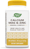 Nature's Way Calcium Magnesium & Zinc 765 mg per Serving 250 Capsules