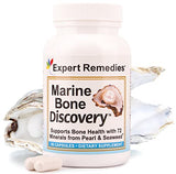 Marine Calcium Supplement for Bone Density, 3.5X More Absorbable Pearl Calcium & Marine Algae, with Magnesium, Vitamin D3 K2 & More, Organic, Holistic Alternative, Astronaut Endorsed - 30 Days Supply