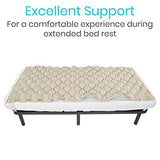 Vive Alternating Pressure Pad Replacement - Inflatable Low Air Loss Mattress Topper for Pressure Ulcer and Sore Relief Treatment - Fits Standard Hospital Bed - For Elderly, Seniors, Bedridden Patients