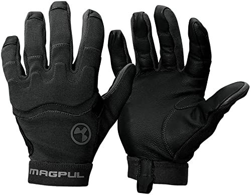 Magpul Patrol Glove 2.0 Lightweight Tactical Leather Gloves, Black, X-Large