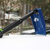 ORIENTOOLS Collapsible Snow Shovel with D-Grip Handle and Durable Aluminum Edge Blade, an Ideal Accessory for Your Car, Truck, Recreational Vehicle, etc. (Blade 6")