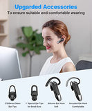 Link Dream Bluetooth Earpiece Wireless CVC8.0 Headset for Cell Phone Dual Mic Noise Canceling Handsfree Phone Earpiece with Mute 20Hrs Talk Time 180 Days Standby for iPhone Android Home Office Driving