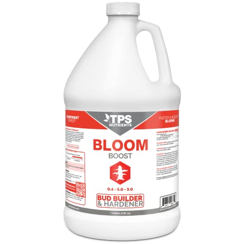 Bloom Bud Builder & Flower Hardener Plant Nutrient and Supplement, Triggers Fast Flowering by TPS Nutrients, 1 Gallon (128 oz)