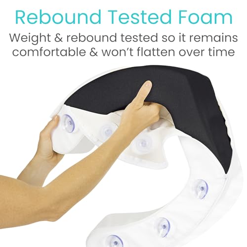 Vive Toilet Seat Cushion - Soft Padded Foam for Comfort, Support, and Pain Relief