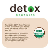 Detox Organics Chocolate Superfood Powder, Detox Cleanse for your Body, Bloating Relief, Immune Support Supplement Smoothie Detox Mix, Greens Blend Superfood, Low Carb, Vegan, Soy Free, Dairy Free