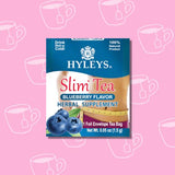 Hyleys Slim Tea Blueberry Flavor - Weight Loss Herbal Supplement Cleanse and Detox - 25 Tea Bags (6 Pack)