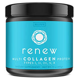 WellPath Renew Collagen for Women – Multi Collagen Peptides Protein Powder | Hydrolyzed Grassfed Bovine, Marine, & Chicken Collagen Peptides Supplement | Type I, II, III, V, and X, 11 oz