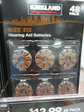 Hearing aid batteries size 312 1.45 Volt Mercury free