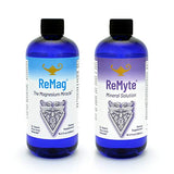 RnA ReSet - ReMag High Absorption Magnesium Liquid, ReMyte Mineral Solution, 12 Minerals Including Iodine, Selenium, Zinc, Magnesium, Boron, 480 ml Each - by Dr. Carolyn Dean