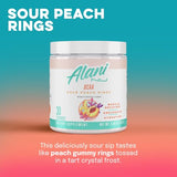 Alani Nu BCAA SOUR PEACH RING | Branch Chain Essential Amino Acids | 2:1:1 Formula | Supplement Powder | Muscle Recovery Vitamins for Post-Workout | 30 Servings