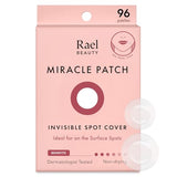 Rael Pimple Patches, Miracle Invisible Spot Cover - Hydrocolloid Acne Pimple Patch for Face, Blemishes, Zits Absorbing Patch, Breakouts Spot Treatment for Skin Care, Facial Sticker, 2 Sizes (96 Count)