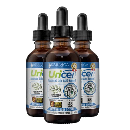 Uricel - Advanced Uric Acid Support & Cleanse Supplement - Liquid Delivery for Better Absorption - Tart Cherry, Chanca Piedra, Celery Seed, Turmeric & More!