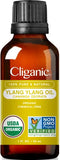 Cliganic Organic Ylang Ylang Essential Oil, 100% Pure Natural for Aromatherapy | Non-GMO Verified