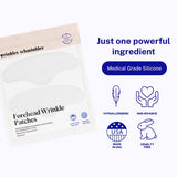 Wrinkles Schminkles Forehead Wrinkle Patches - Reusable Silicone Smoothing Pads for Brow Lift, Wrinkle Smoothers, Reduce Frown Lines & Face Lift (2 Pack)
