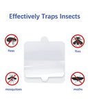 24 PCS Flea Trap Refills Square Glue Boards Compatible with Terro T230 T231 Indoor Flea Trap, 6" Replacement Sticky Pads Fits Square Flea Bed Bug Traps for Inside Your Home