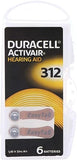 Duracell Hearing Aid Batteries Size 312 - 120 batteries