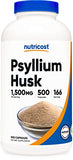 Nutricost Psyllium Husk 1500mg Per Serving, 500 Capsules - Non-GMO & Gluten Free