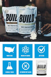 Outwork Nutrition Build Whey Protein Isolate - Perfect for Workout Recovery and Muscle Growth - Increase Protein Intake - Low Lactose, Gluten-Free, Energy Snack - 1.8lbs Delicious Vanilla Flavor