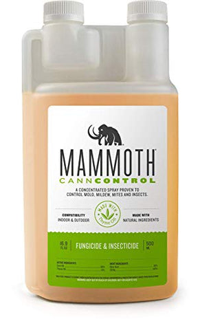 Mammoth CANNCONTROL Concentrated Insecticide Spray for Plants, Organic Pesticides for Vegetable and Spider Mites Spray for Indoor Outdoor Plants (500 ml)