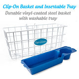 Bundle: Premium Clip-on Walker Basket with Carry-All Hooks ($12 Value)