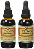 J.Crow's Lugol's Iodine Solution, 2 oz, Twin Pack (2 Bottles)
