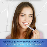 Mentadent Teeth Whitening Pen (2 Pens), Enamel Safe Teeth Whitener, Stain Remover, Promotes Beautiful Smile, No Sensitivity, Easy to Use, Non-Toxic, Effective & Painless, Travel-Friendly - 0.134 Oz